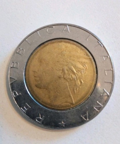Moneta 500 lire - moneta,