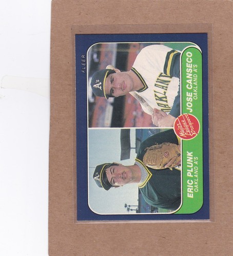 1986 fleer baseball eric plunk - 1986,
