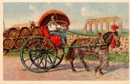 Roma italia carro vino - carro, da