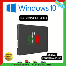SSD SATA INTERNO W 10 HARD DISK DISCO STATO SOLIDO PER PC COMPUTER PORTATILE 2.5