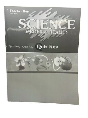 Abeka science order reality - science, &
