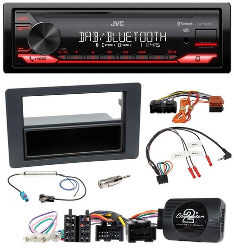 Jvc bluetooth usb dab volante - dab,