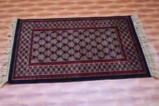 Hand-Knotted Wool Carpet 2x3