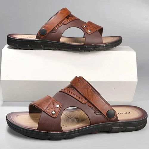 Sandali uomo pelle estivi slip
