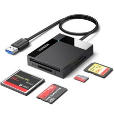 USB 3.0 Lettore Schede SD TF CF MS Card Reader 4 in 1 USB A Lettore Schede di