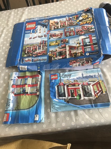Lego 7208 firestation scatola - 7208,