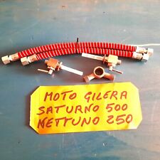 N.2 RUBINETTI BENZINA +TUBI +RACCORDO GILERA SATURNO 500 / NETTUNO 250 MAI USATO