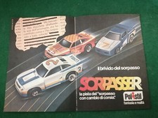  PUBBLICITA' ORIGINALE PISTE ELETTRICHE SORPASSER "POLISTIL" del 1978 pagine 2