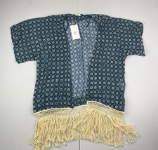 ZARA Kimono blu medio donna