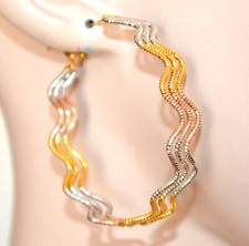 Orecchini donna argento oro