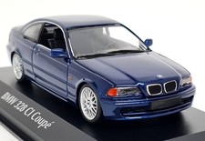 Modellino auto Maxichamps 1/43 BMW 328 Ci Coupè 1999 blu metallizzato pressofuso scala