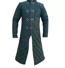 Gambeson medievale, gambesone imbottito spesso, costume buhurt fatto a mano sca gambeson 1