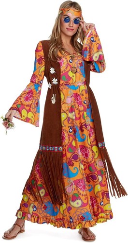 Costume hippie donna vestito