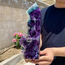 Colonna cristallo fluorite
