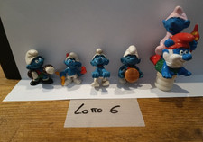 (006) Puffi Smurfs PEYO della SCHLEICH anni 70-80 misti completi e non, lotto 06