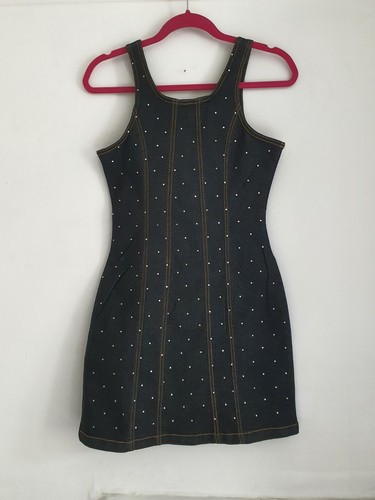 Mini abito bebe nero - mini, denim