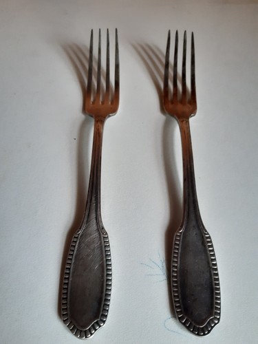Forchette metallo argentato - forchette,
