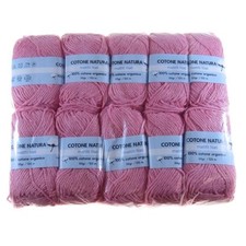 GOMITOLI 100% COTONE ROSA