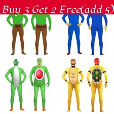 Costume cosplay vibrante Mario