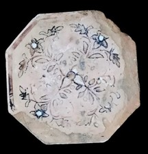 1 mattonella -riggiole- in  Maiolica Dell' 800