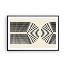 Poster 91x61cm Linee Ovale