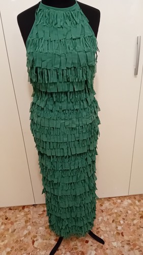 Abito zara halter dress verde - abito,