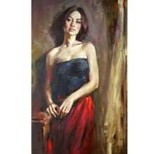 Bellissimo grande dipinto olio