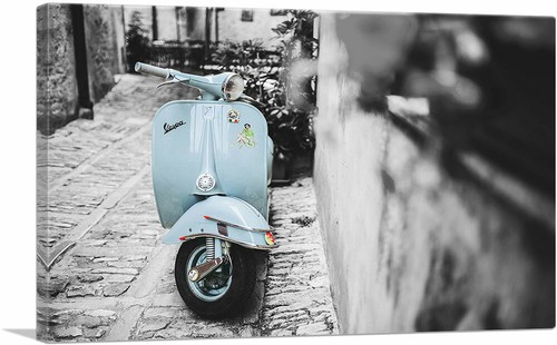 Artcanvas baby blue vespa - artcanvas,