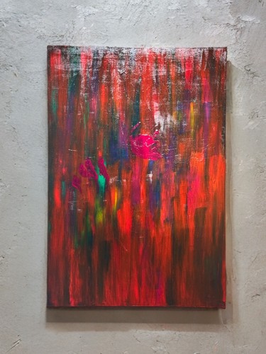 Quadro originale acrilico - , un