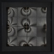 Alberto Biasi, firmata, Gruppo Enne, Cinetica Con Acetato