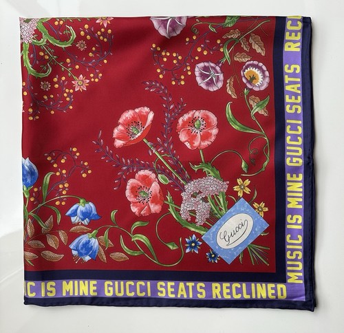 Gucci sciarpa donna - seta, flora