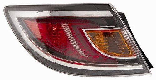 Fanale post rosso senza 5 - sx,