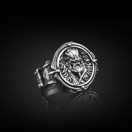 Anello uomo argento - anello, in