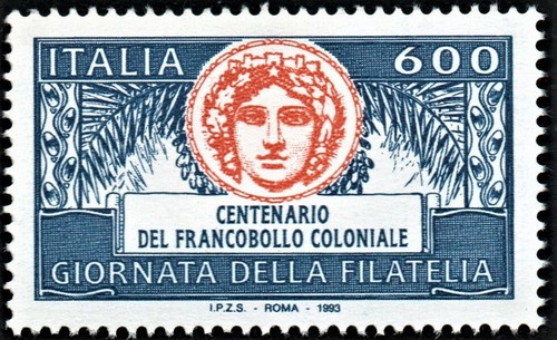 Francobolli italiani giornata - francobolli,