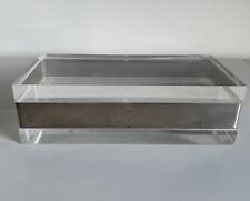SCATOLA BOX PLEXIGLASS DESIGN GABRIELLA CRESPI ATTRIBUZIONE VINTAGE MODERNARIATO