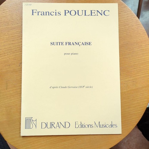 Francis poulenc suite - francis,