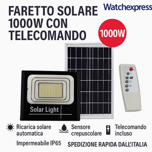 Faro led 1000w smd luce - led, da