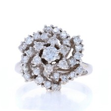 Oro Bianco Diamante Vintage