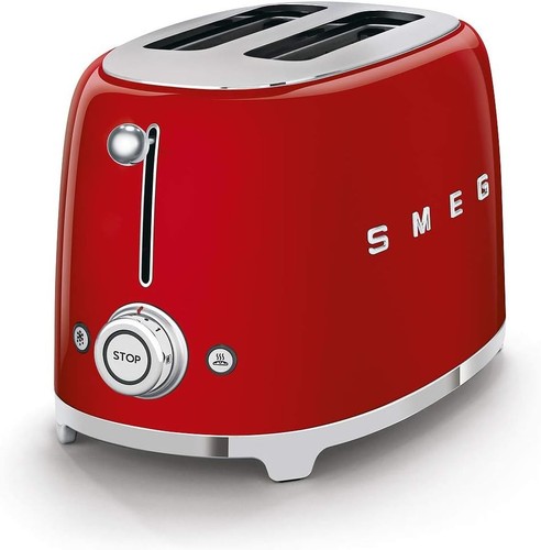 Smeg tsf01rdeu tostapane rosso - tostapane,
