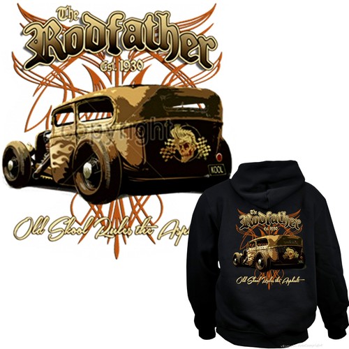 Felpa hot rod auto garage - felpa,