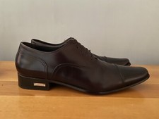 Scarpe uomo originali DSQUARED2 prima linea in pelle marrone suola cuoio - N. 43