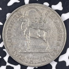 Lotto 2 scellini Rhodesia