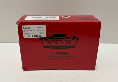 Radio vox ac30 - radio, nuova