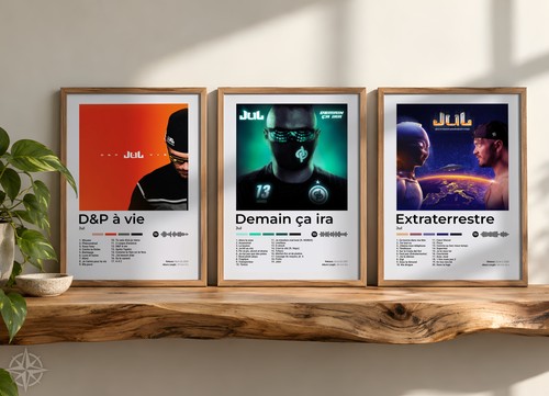 Jul poster pochette album - jul,