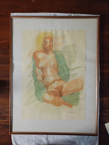Acquerello carta nudo di - acquerello,