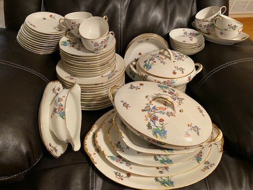 Vintage limoges porcelan - vintage, set