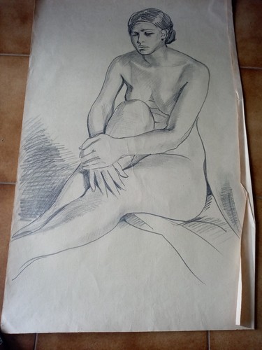 Studio ragazza disegno - anni, 50