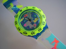 SWATCH SCUBA OVER THE WAVE - PRODOTTO NUOVO - REGALO PERFETTO PER SURFISTI