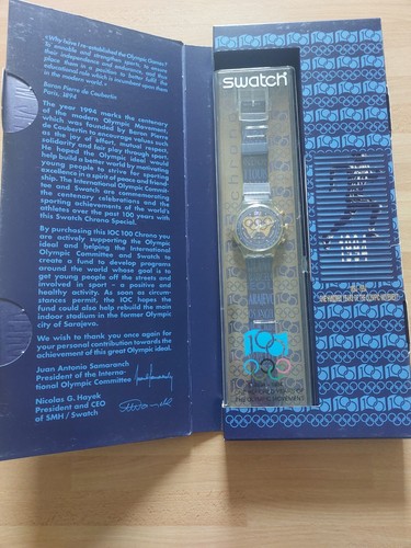 Swatch chrono ioc 100 - 100, scz101