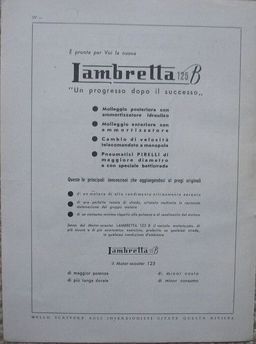 Lambretta 125 motor scooter - lambretta,
